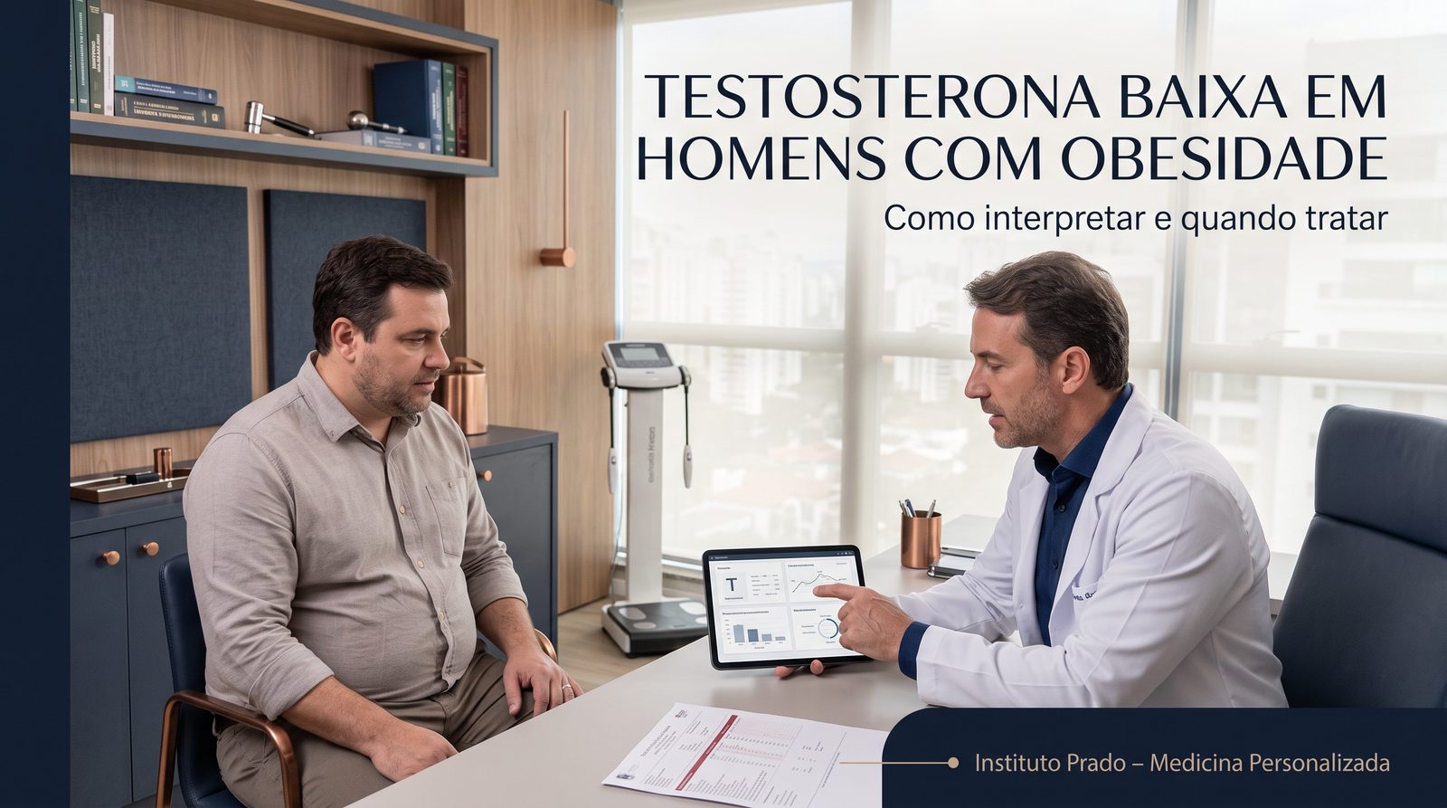 Testosterona baixa em homens com obesidade